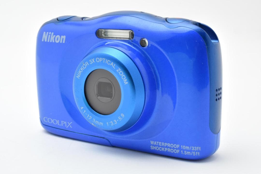 ニコン Nikon COOLPIX S33 ブルー ≪動作確認済≫ - メルカリ