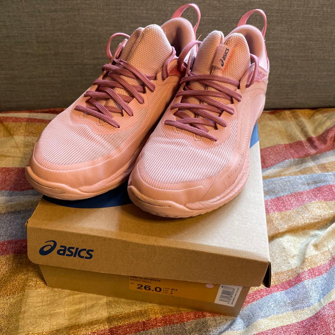 asics GLIDENOVA FF4 アシックス グライドノヴァ GLIDE NOVA FF 4 | Pink Clay/White | バスケットボール | 【ASICS公式】