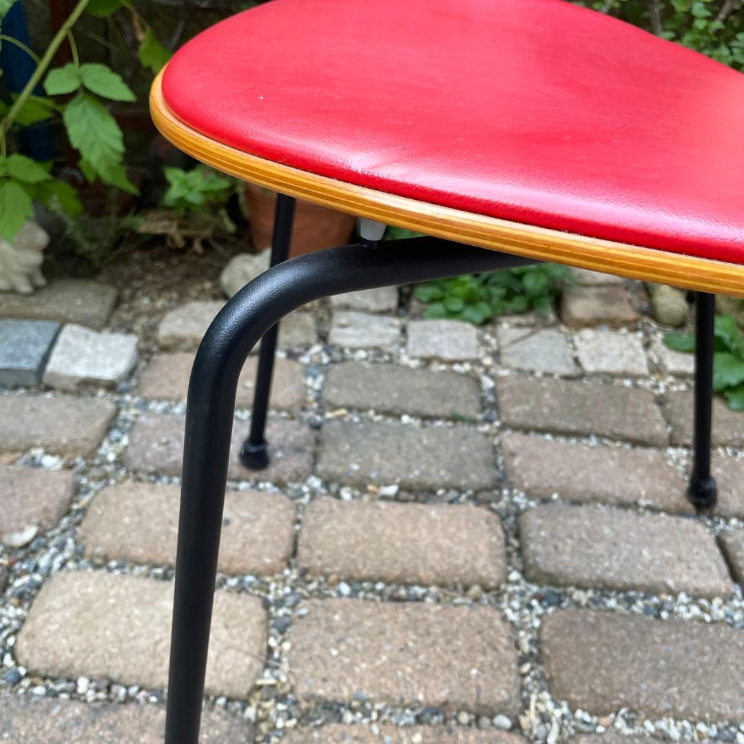 デンマーク フレデリシア 椅子 ナナディツエル 赤 ウェグナー 北欧