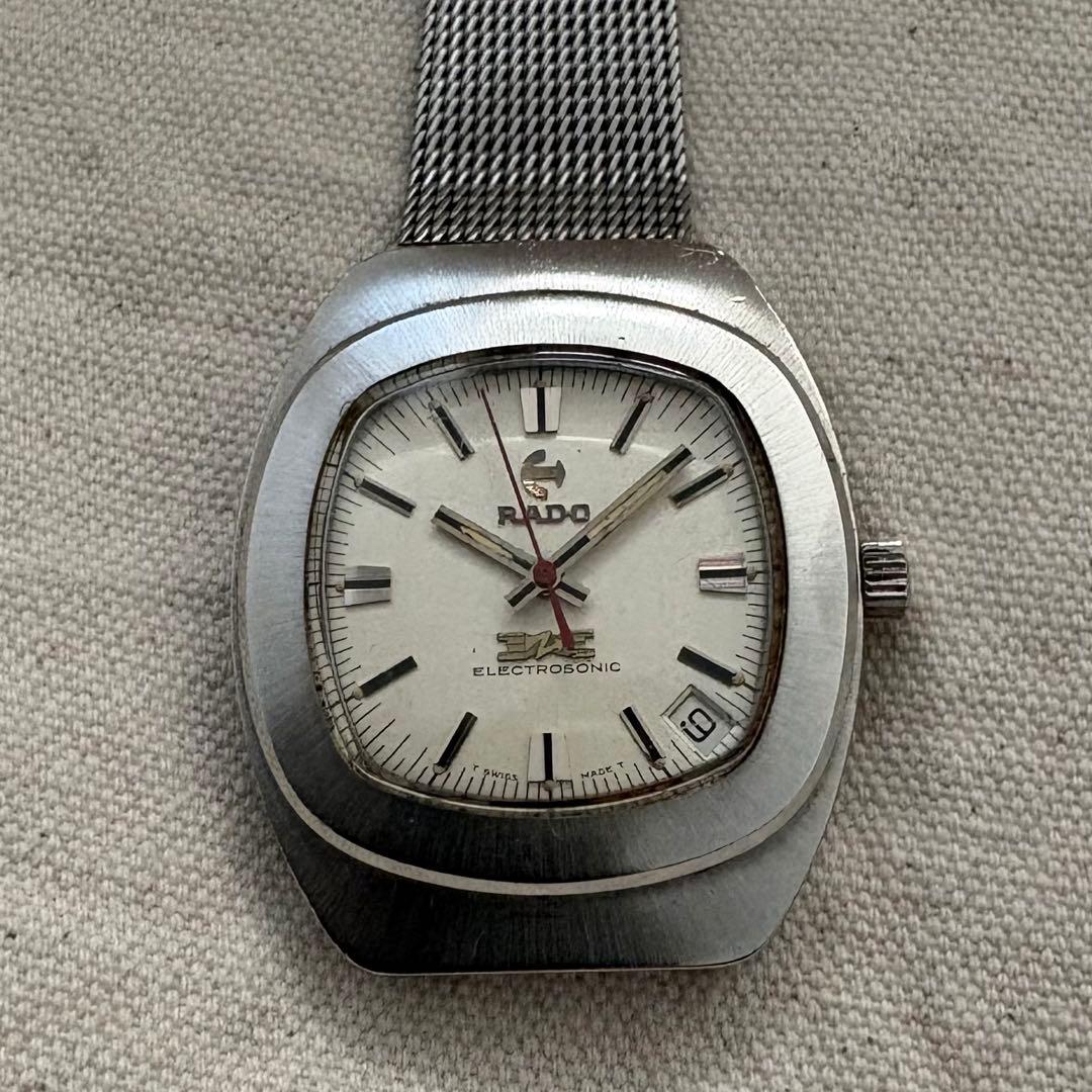 RADO Electrosonic ラドー　エレクトロソニック　ジャンク Yahoo!オークション - 資産価値 ジャンク 高級レア RADO ラドー ELECT