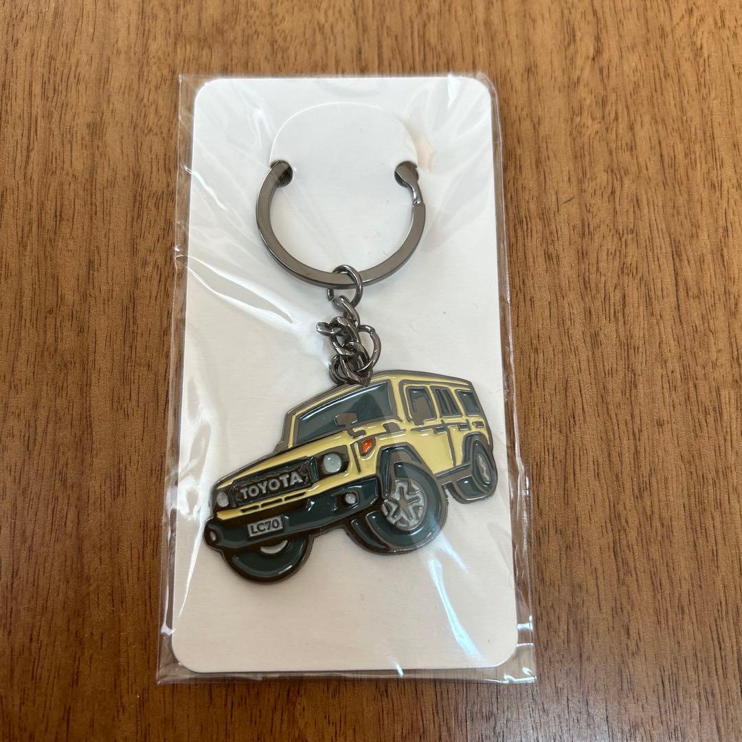非売品 トヨタ ランクル70 キーホルダー イエロー - メルカリ