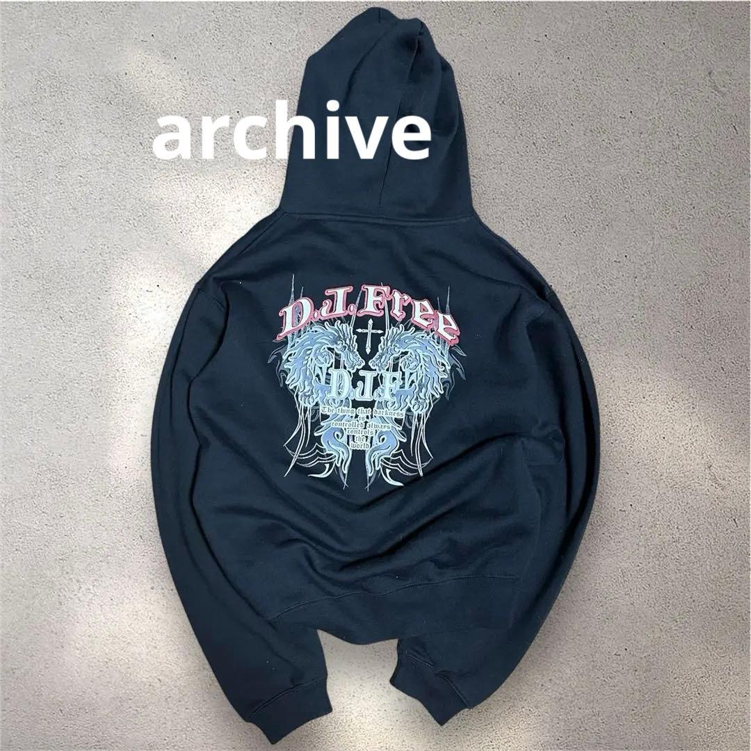 Y2K 00s 裏起毛 パーカー archive グランジ お兄系 平成 - メルカリ