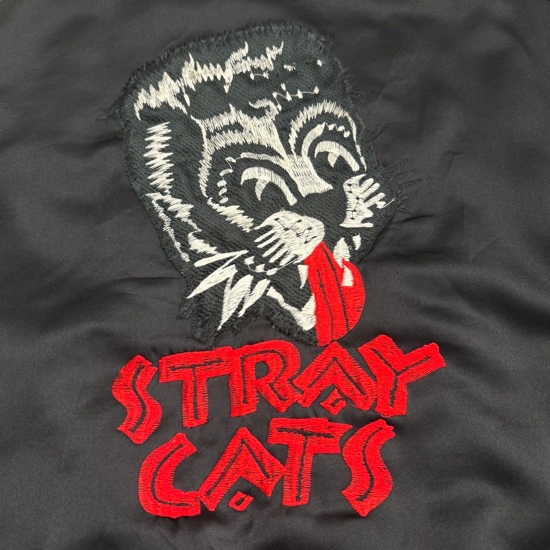 希少80s MEX TEX Stray Cats ストレイキャツ スカジャン L - メルカリ