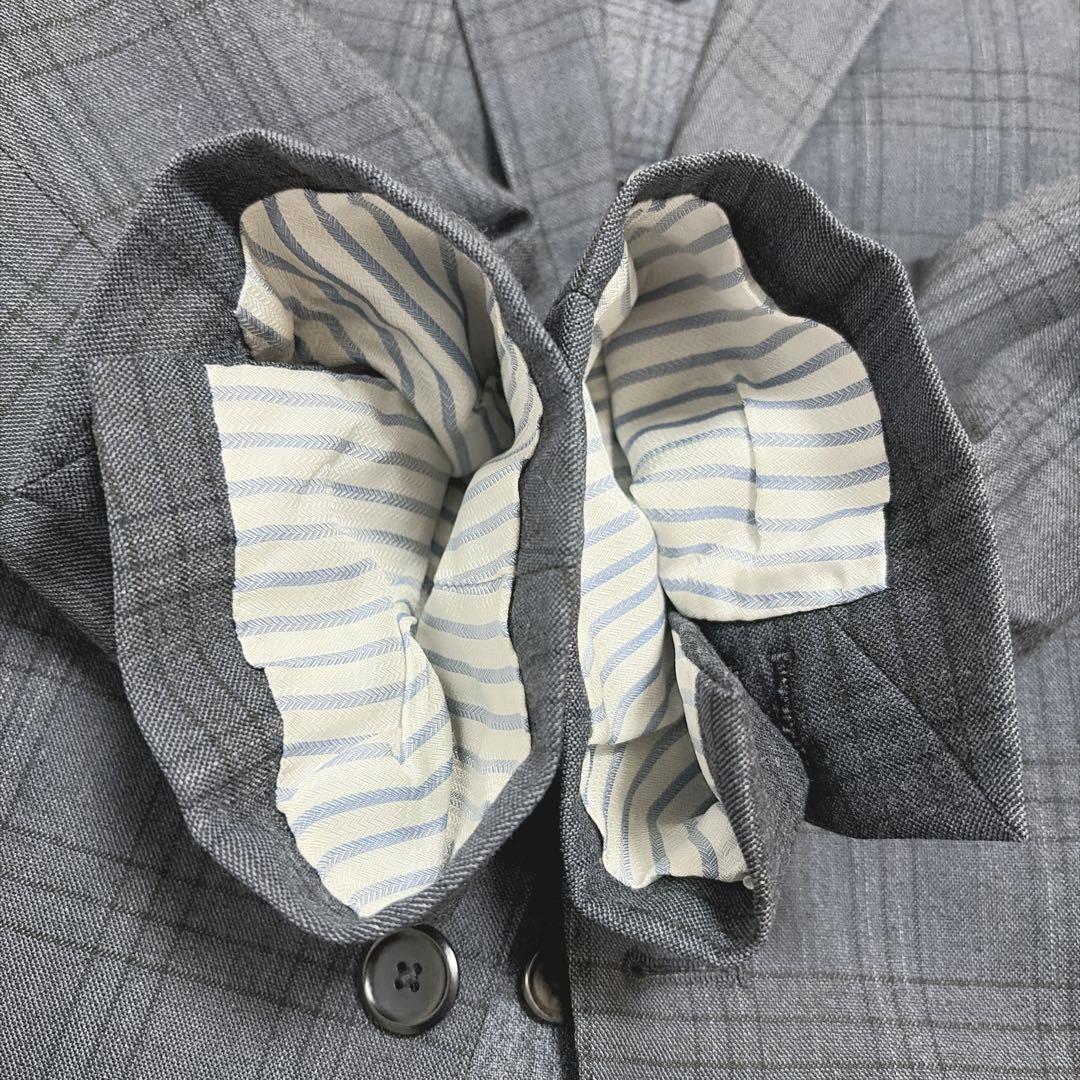 美品】ヒルトン コロンボ SUPER130's チェック スーツ M 850 - メルカリ