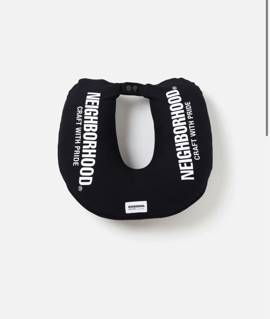NEIGHBORHOOD ネックピロー ブラック AIR NECK PILLOW