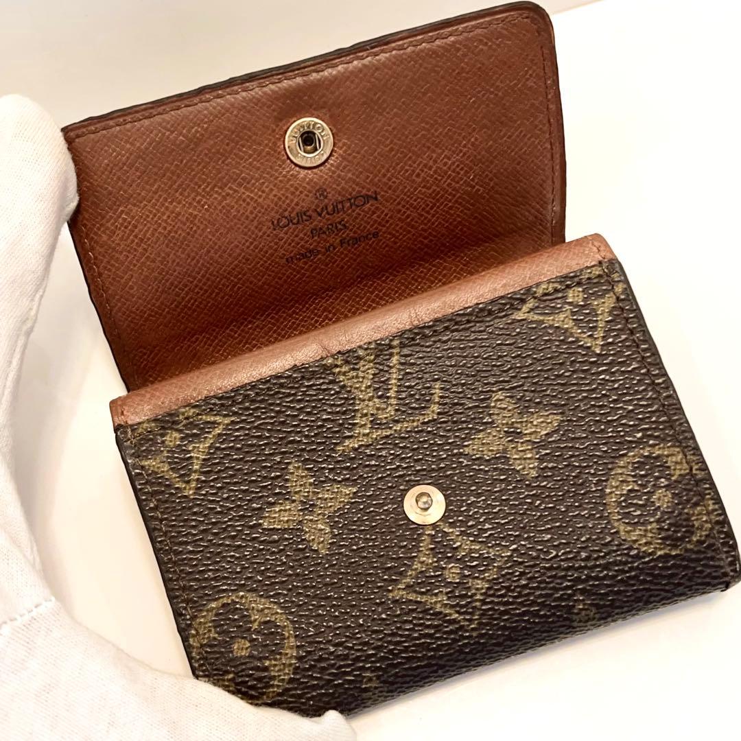 ルイヴィトン モノグラム ポルトモネプラ コインケース ブラウン