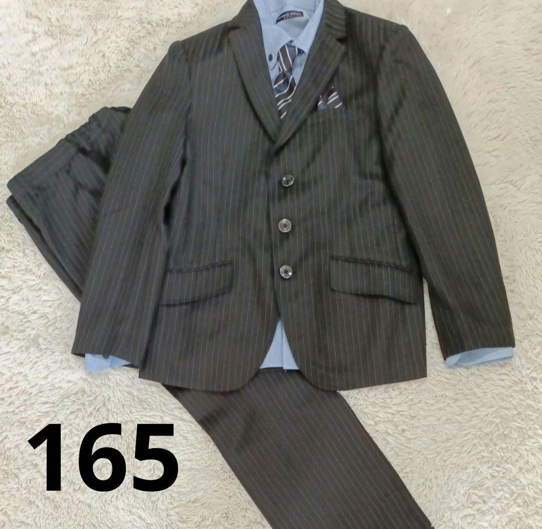 ヒロミチナカノ 165cm 黒×青 フォーマルスーツ 4点 卒業式 - メルカリ