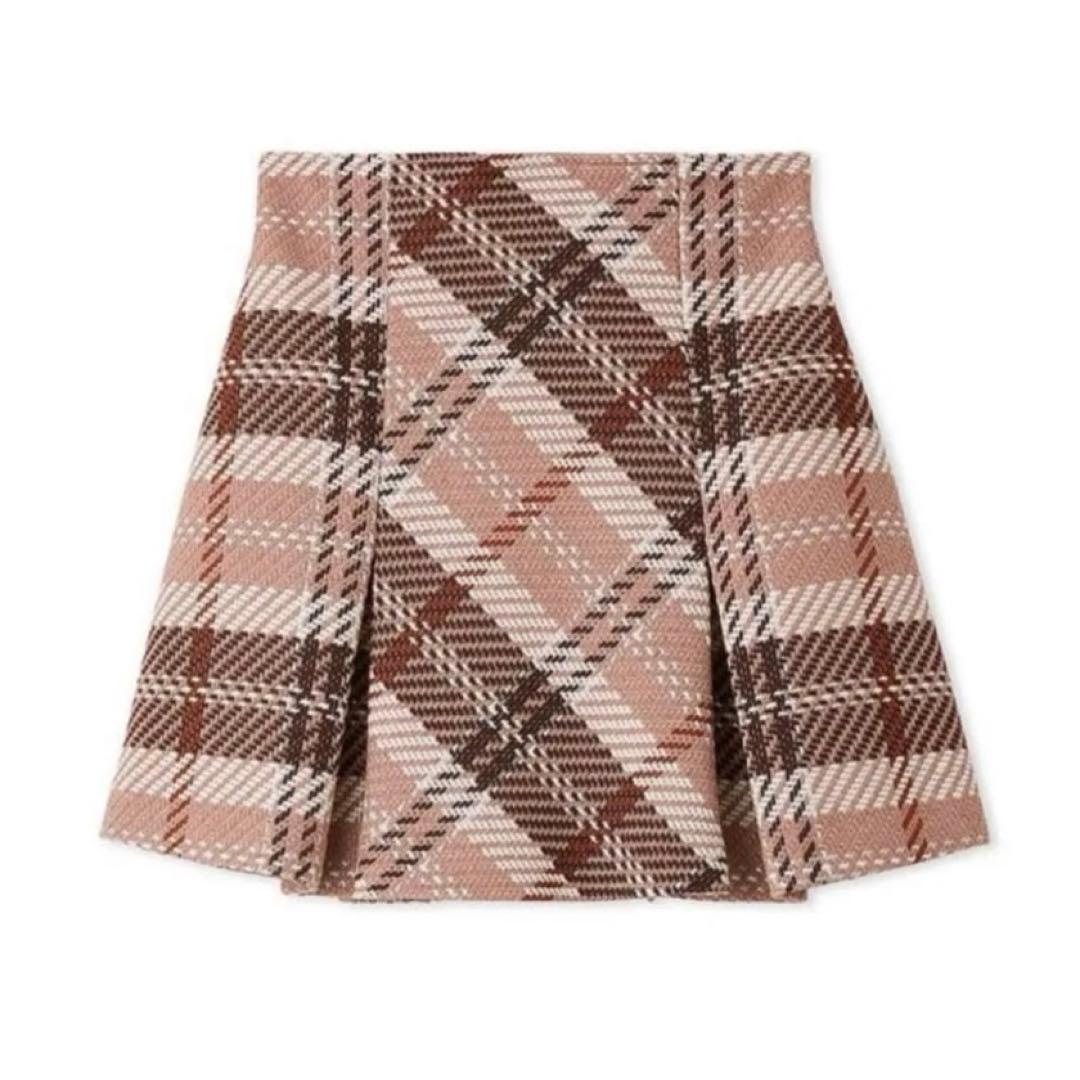 snidel ロービングチェックミニスカート ピンク 0サイズ - メルカリ