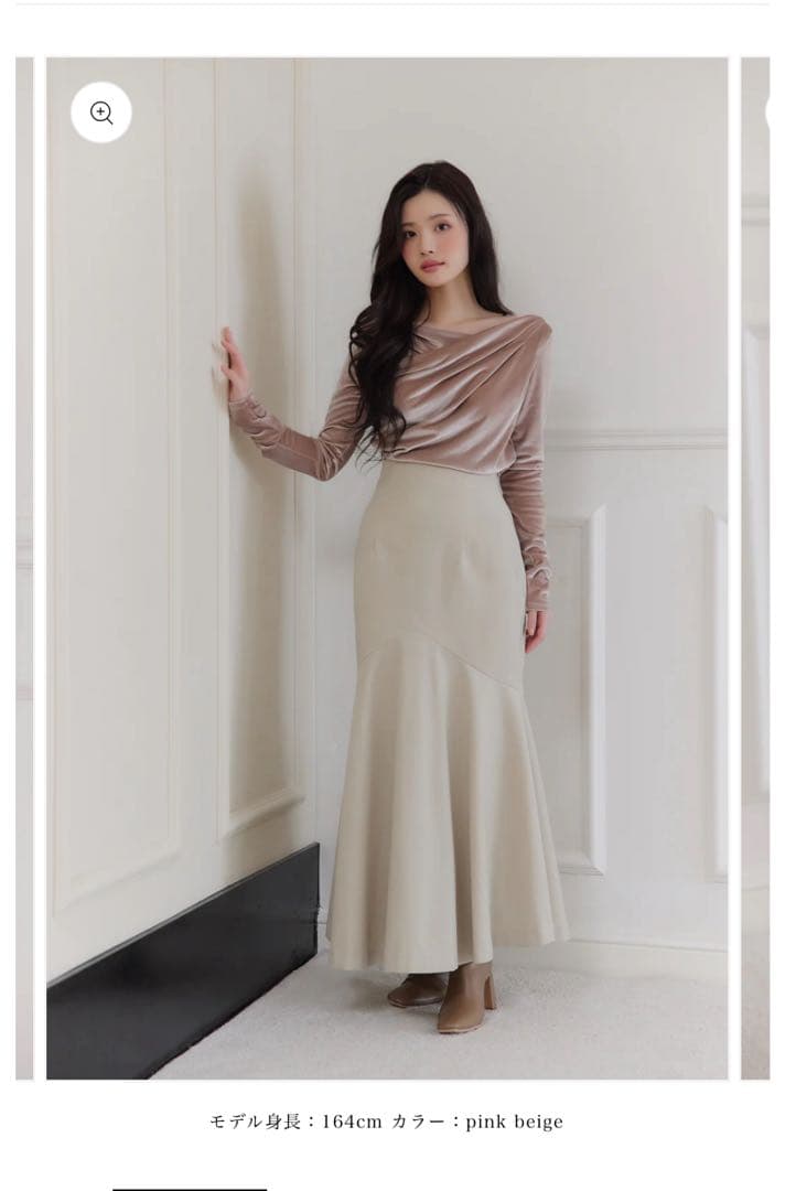 <minami >polaura(ポローラ) グロッシーベロアトップス グロッシーベロアドレープトップス – poláura OFFICIAL ONLINE STORE