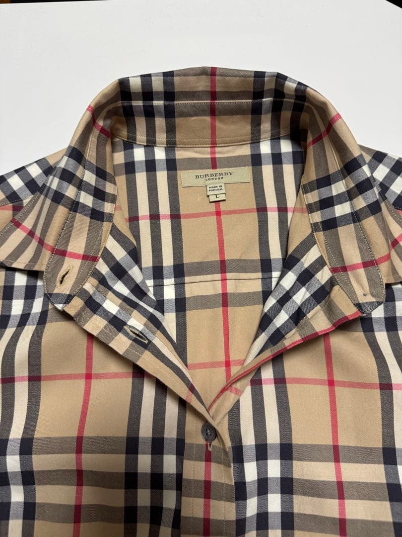 バーバリー　ノバチェックシャツL バーバリー(BURBERRY)バーバリー ノバチェック シャツ その他トップス