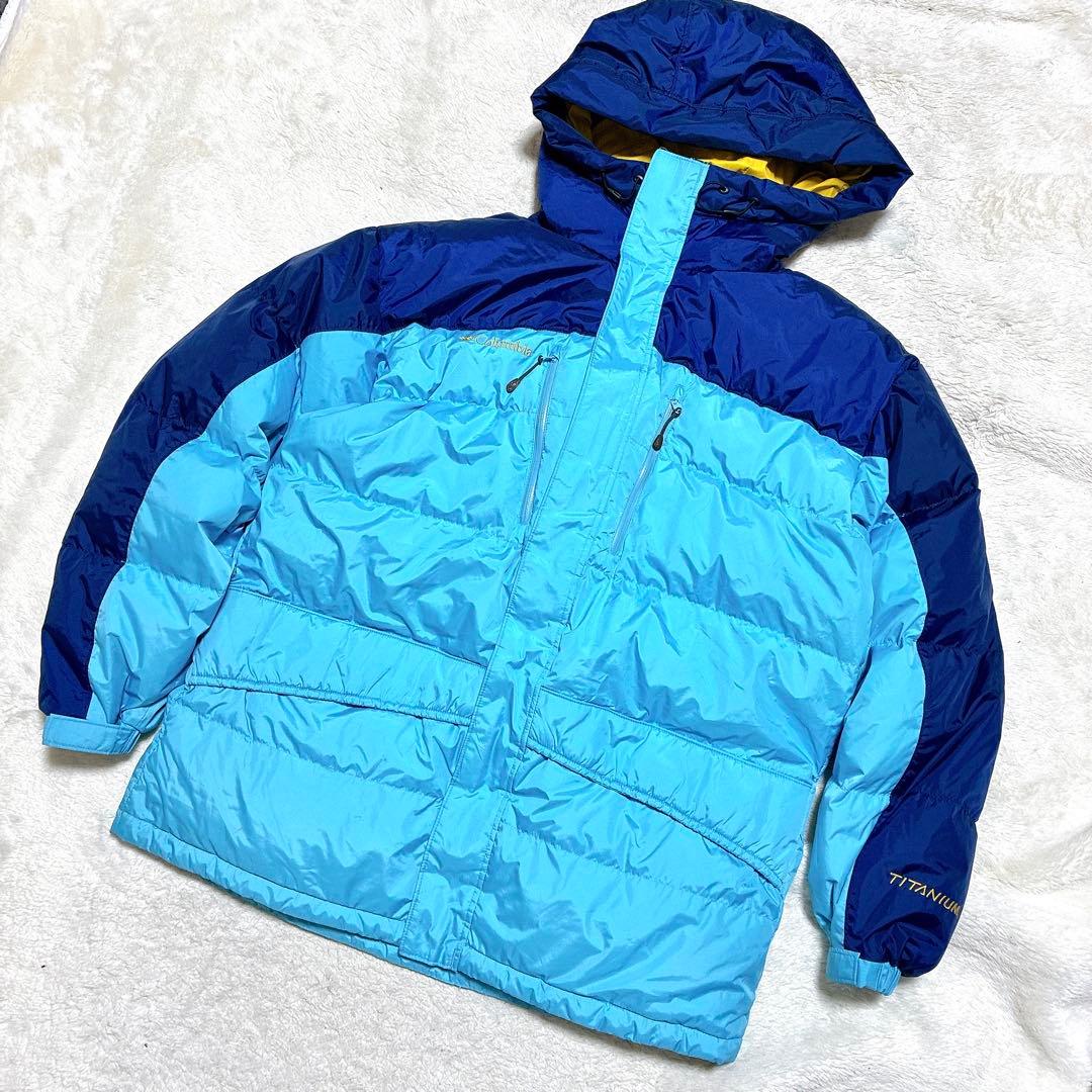 今季大注目】90s コロンビア TITANIUM オムニヒート ダウン L