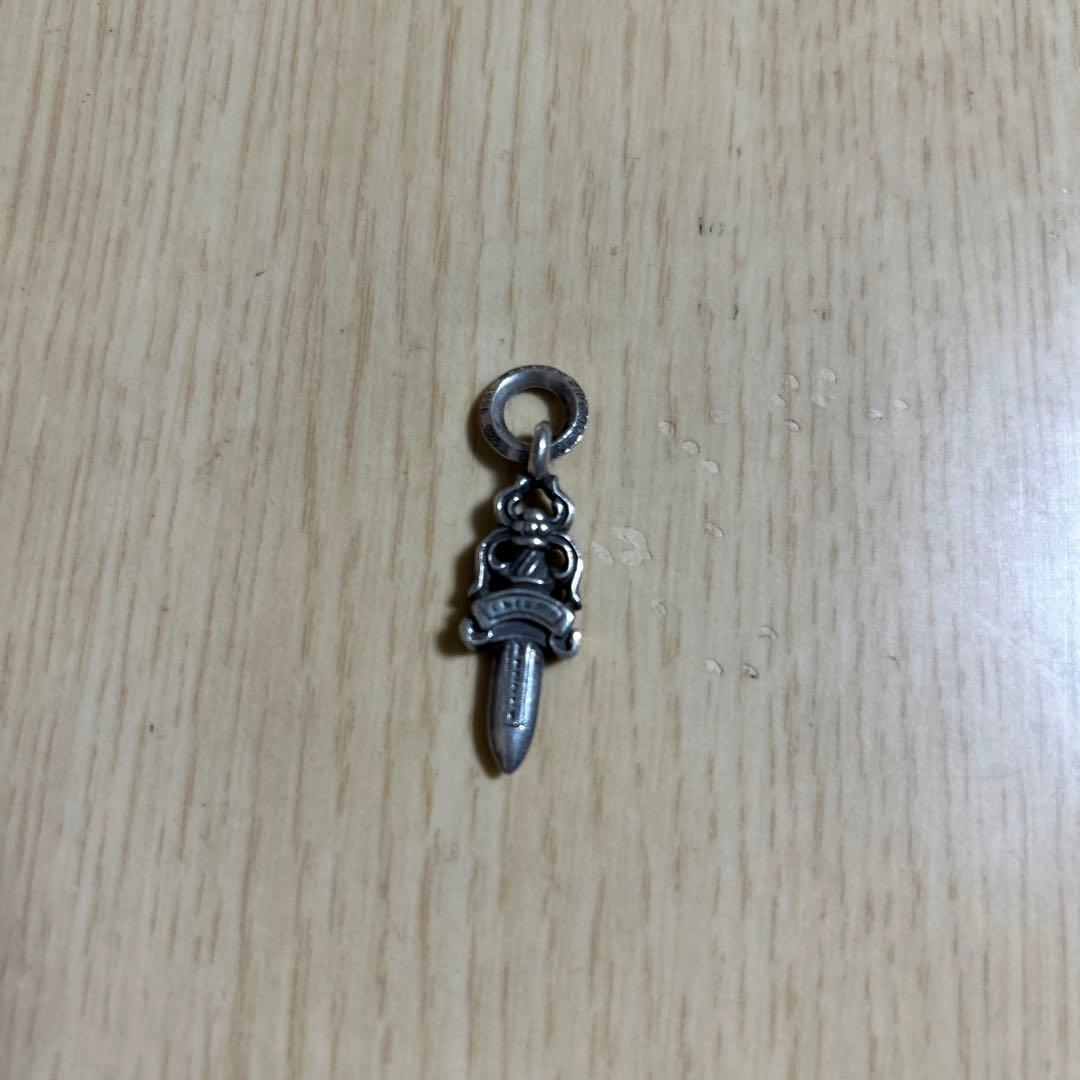 クロムハーツ　短剣 シルバー925 ダガー L ペンダント ネックレス ファスナー ジップ