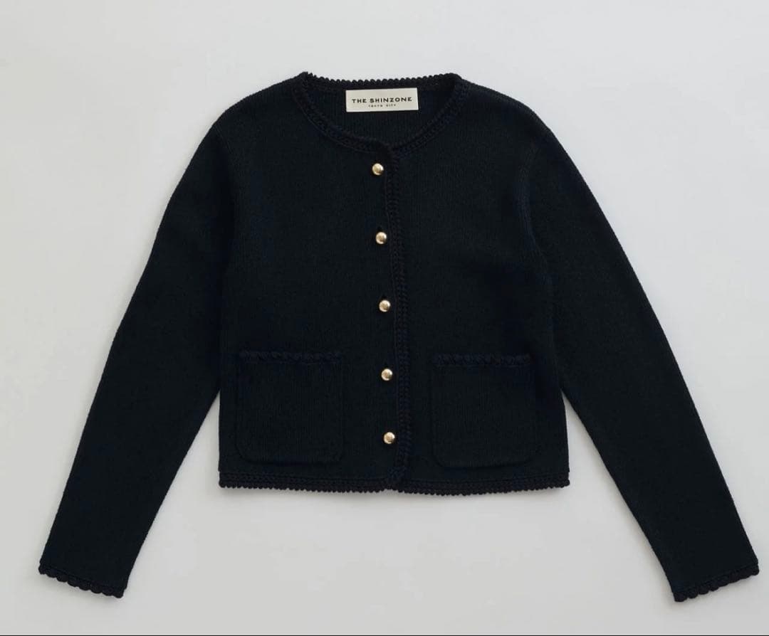 SHINZONE BOUCLE KNIT JACKET ブラック 楽天市場】【SALE！40%OFF】シンゾーン THE SHINZONE ブークレニット