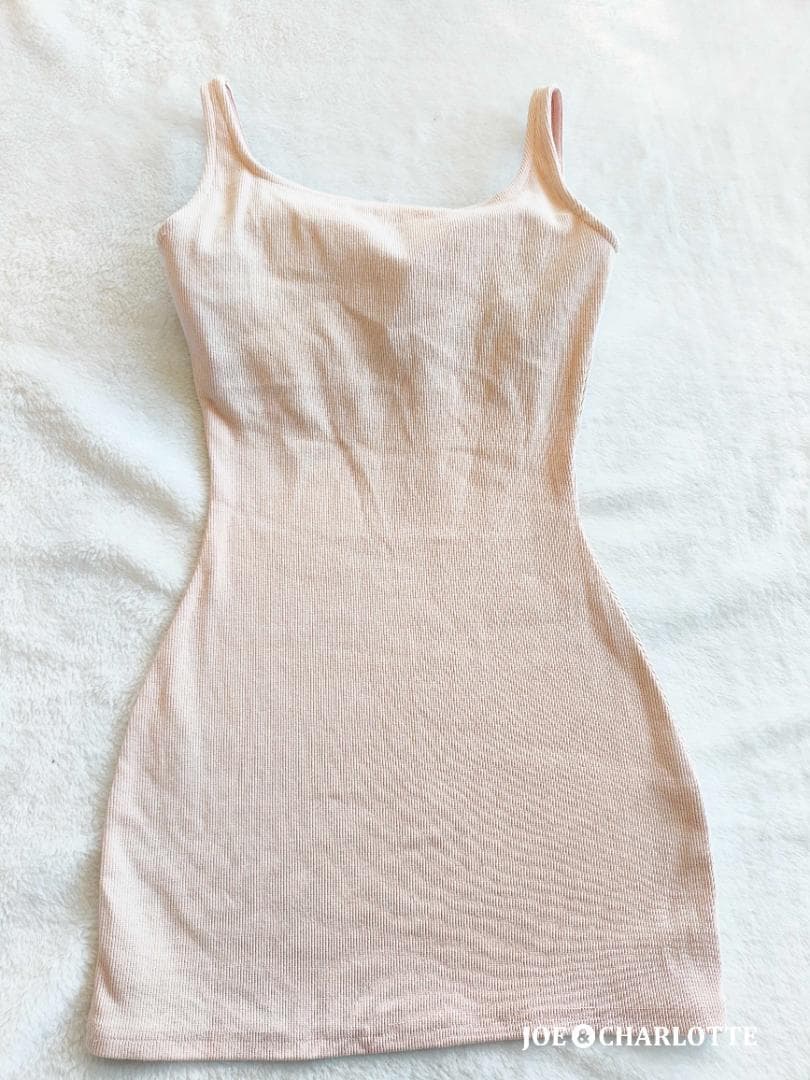 ダーリッチ darich シェイプリブカットミニワンピース ピンク FREE