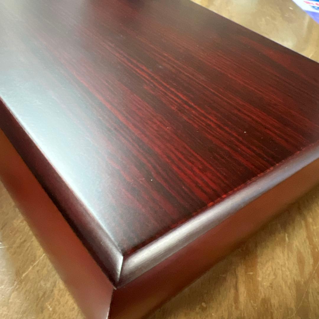 新品【未使用!! 保管品】紫檀 紫丹 シタン 文箱 蓋付き 小物入れ 手紙