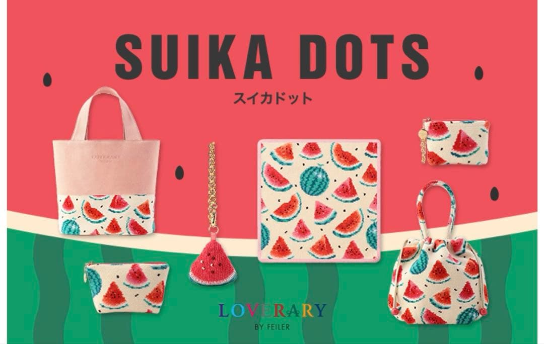 匿名発送》未使用品☆FEILER スイカドット 手付き巾着バッグ - メルカリ