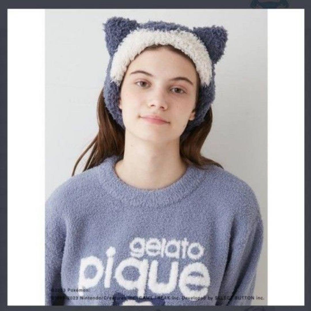 ジェラートピケ ポケモン ヘアバンド カビゴン アイマスク ジェラピケ