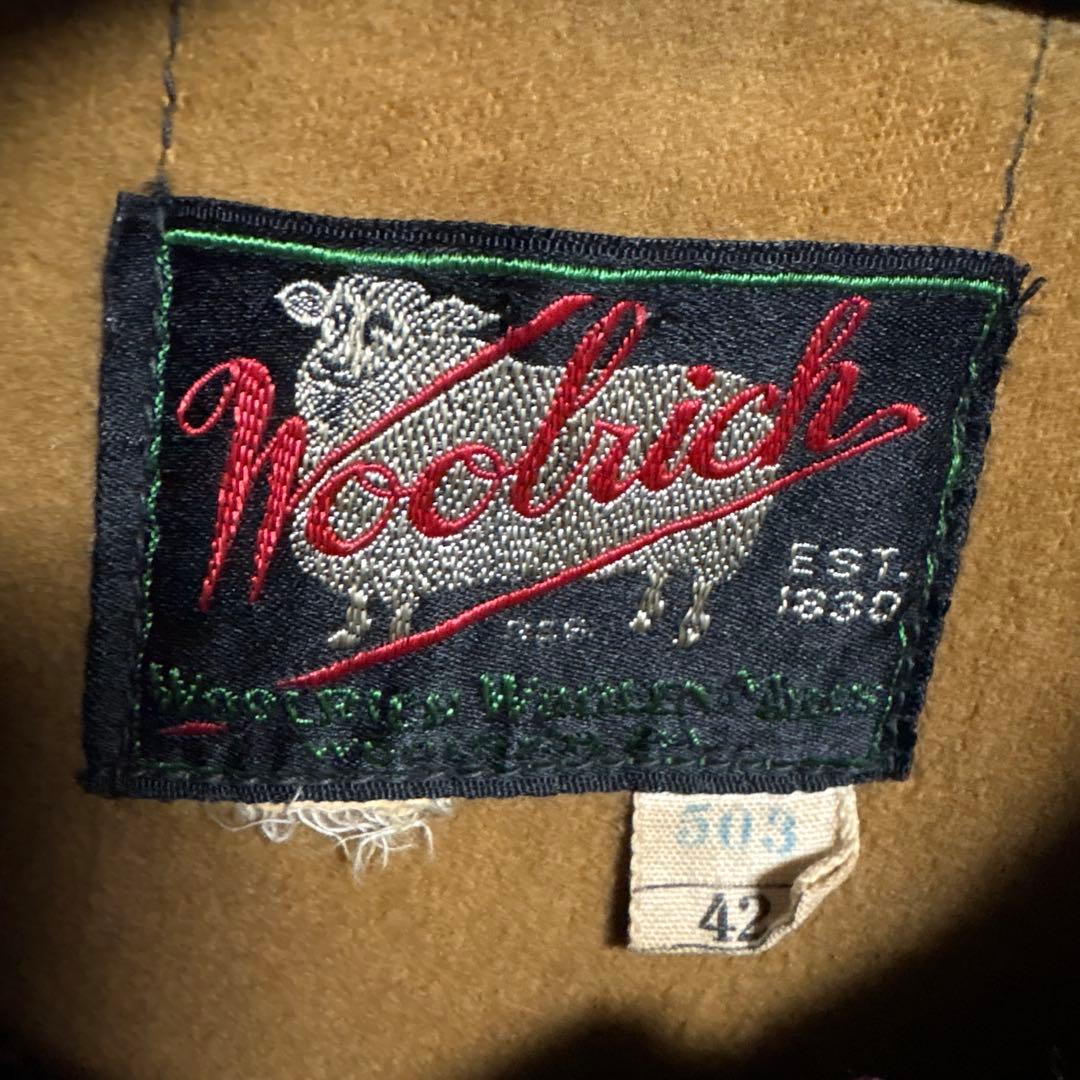 40s〜50s WoolRich バッファロー チェック マッキーノジャケット