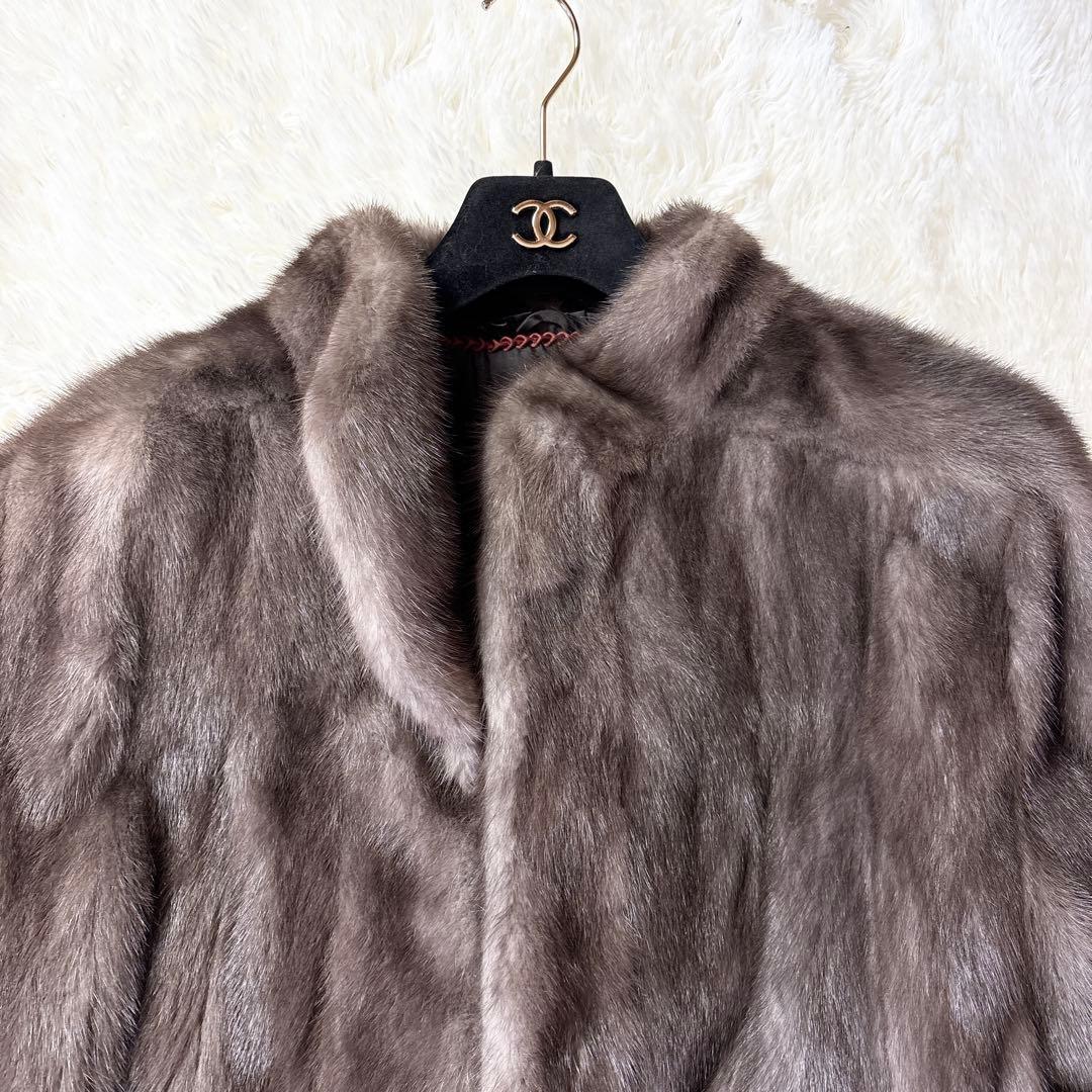 ☆美品☆アメリカンレジェンド ブルーアイリスミンク 毛皮 リアル