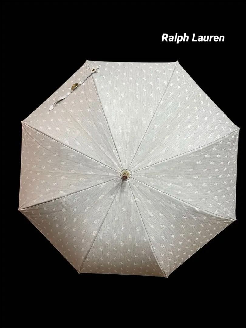 Ralph Lauren ラルフローレン 雨晴兼用傘 長傘 ポニー柄 POLO RALPH LAUREN（ポロ・ラルフローレン） 傘 遮光100％ 晴雨兼用
