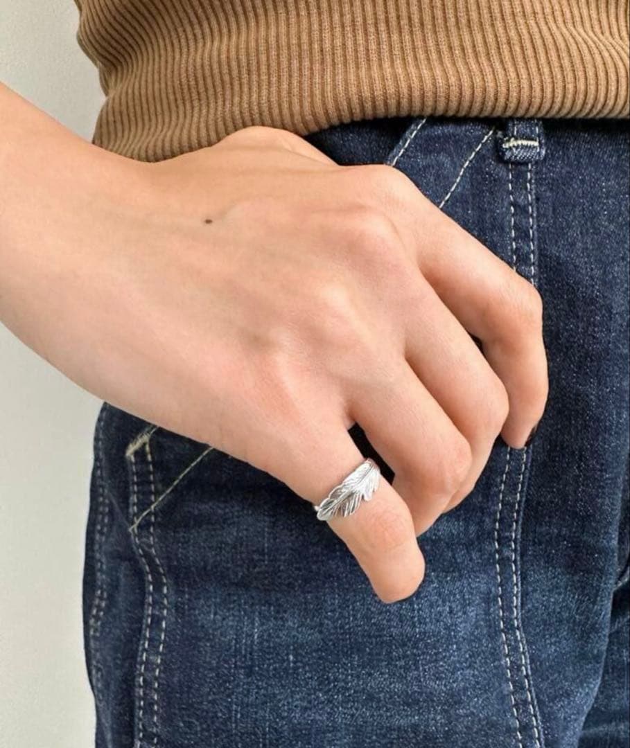 アパルトモンManonJewelryマノンフェザー Featherピンキーリング MANON JEWELRY/マノン ジュエリー】 Feather Pinky Ring 2.5（リング