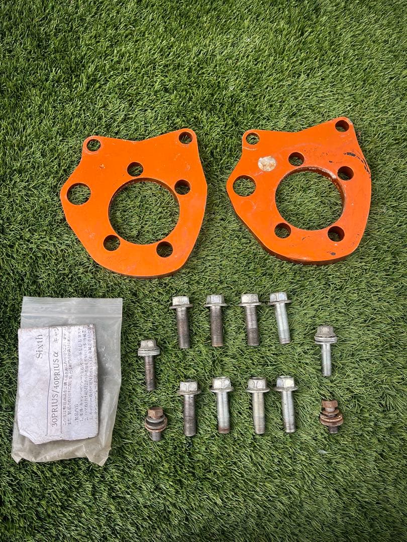 プリウスa (ZVW40)キャンバープレート 40プリウスα キャンバープレート3度 - sixth-sense