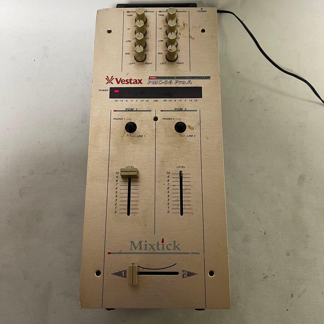 Vestax ベスタクス PMC-06Pro VCA DJ ミキサー 付属品付き