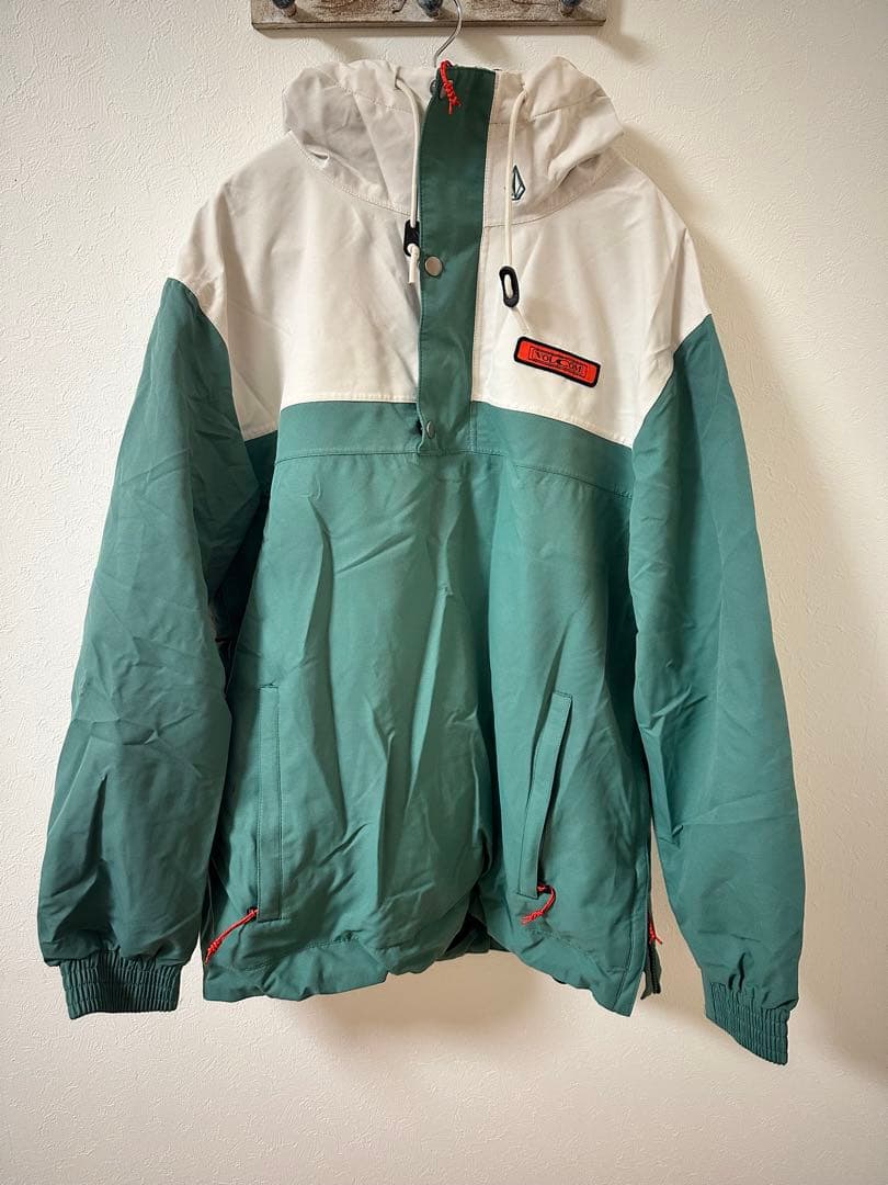 VOLCOM LONGO　PULLOVER 2022/23 Volcom Men's Longo Pullover Jacket Orange Shock 2023 – Backwoods