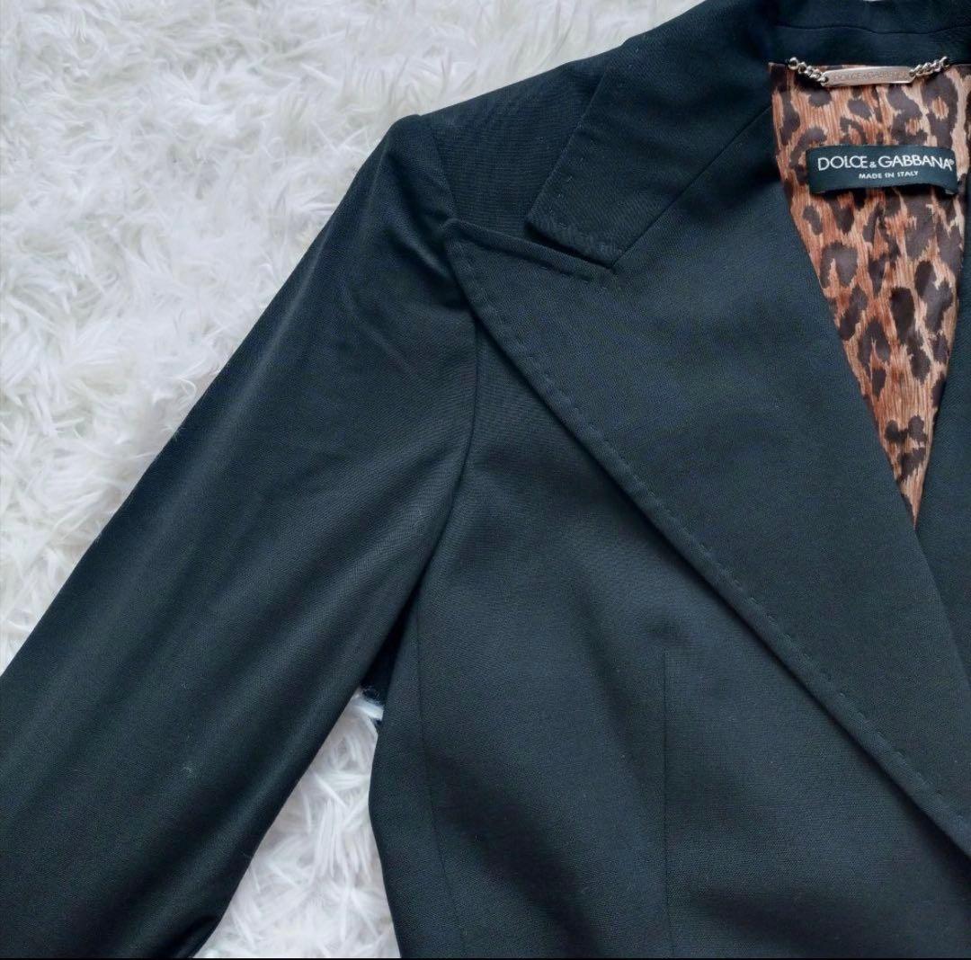 DOLCE&GABBANA テーラードジャケット レオパード 1B 38サイズ - メルカリ