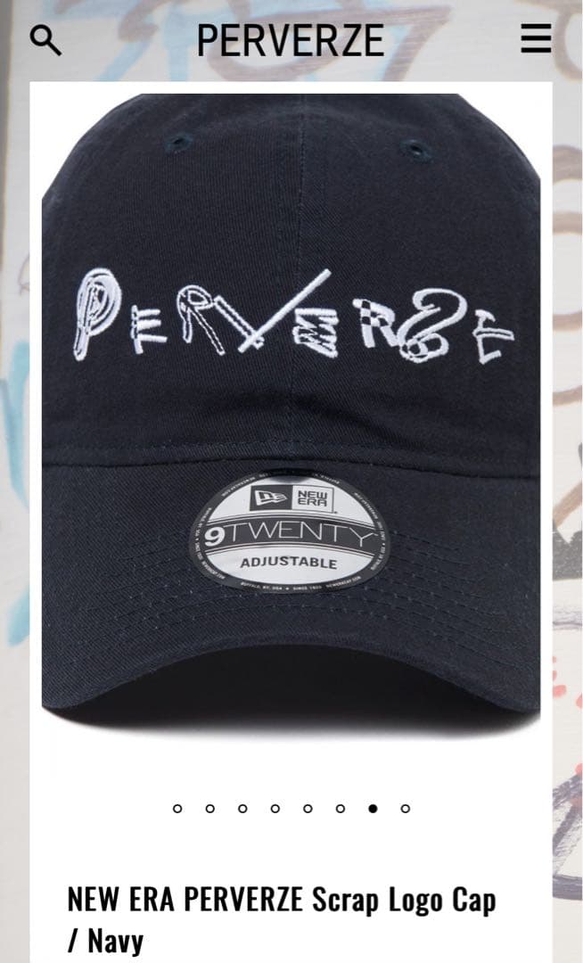 完売品 New Era PERVERZE Scrap Logo Cap 未使用 - メルカリ
