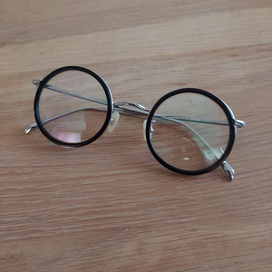 金子眼鏡VINTAGE シリーズ 丸メガネ 黒 チタン製 - メルカリ