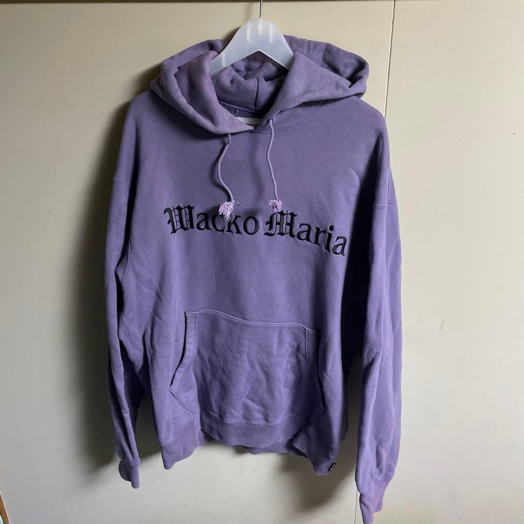ワコマリア パーカー WACKO MARIA ミドルウェイト スウェット 紫 WACKO MARIA (ワコマリア) MIDDLE WEIGHT PULLOVER HOODED SWEAT SHIRT