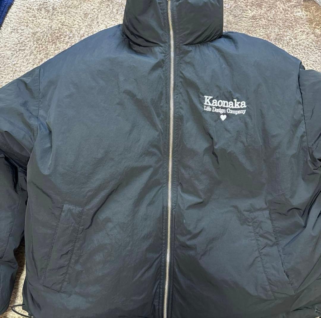 kaoyorinakami ダウン リバーシブル kaoyorinakami ダウンジャケット ダウン flower reversible down