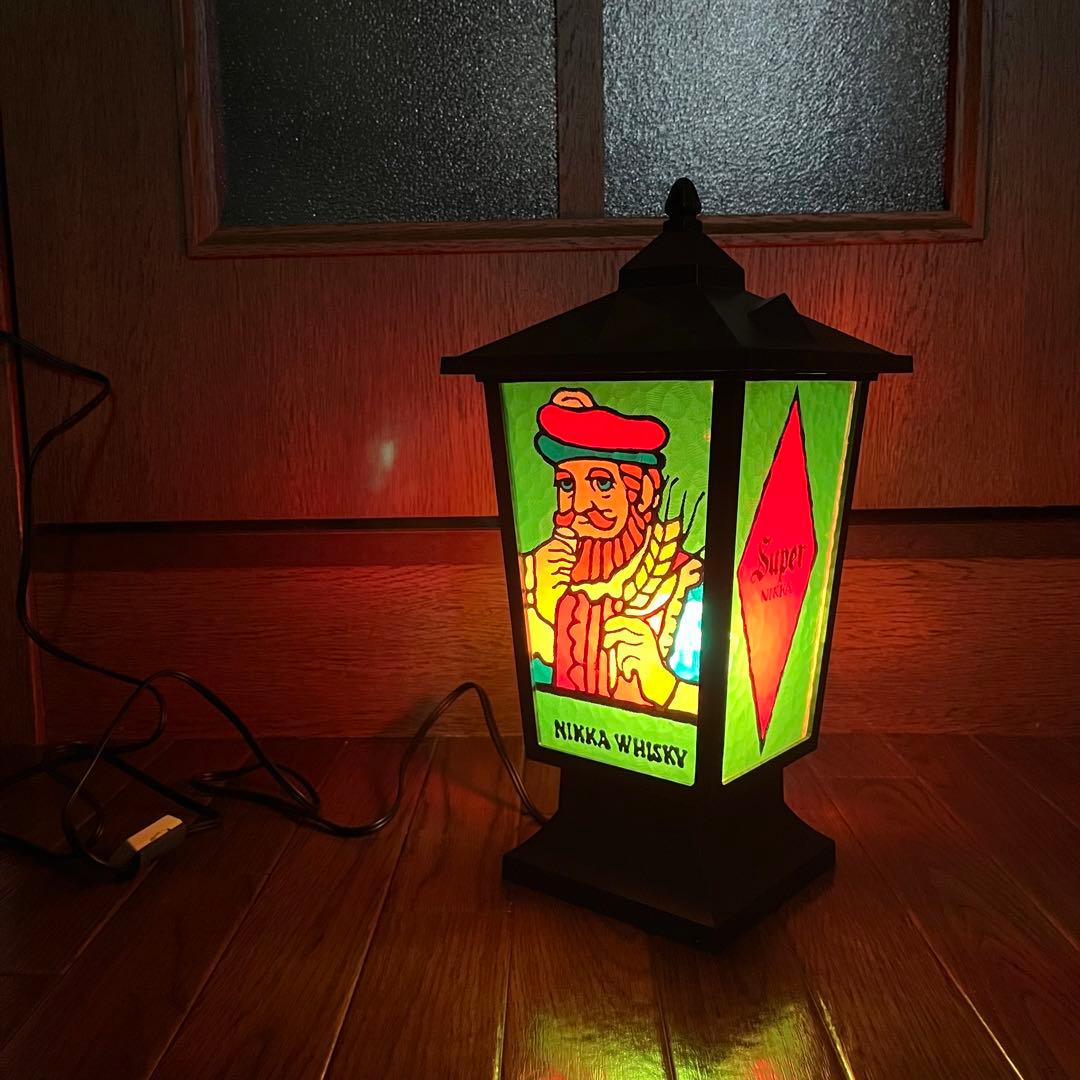 ニッカウイスキー ステンドグラスランプ ニッカウヰスキーランタン