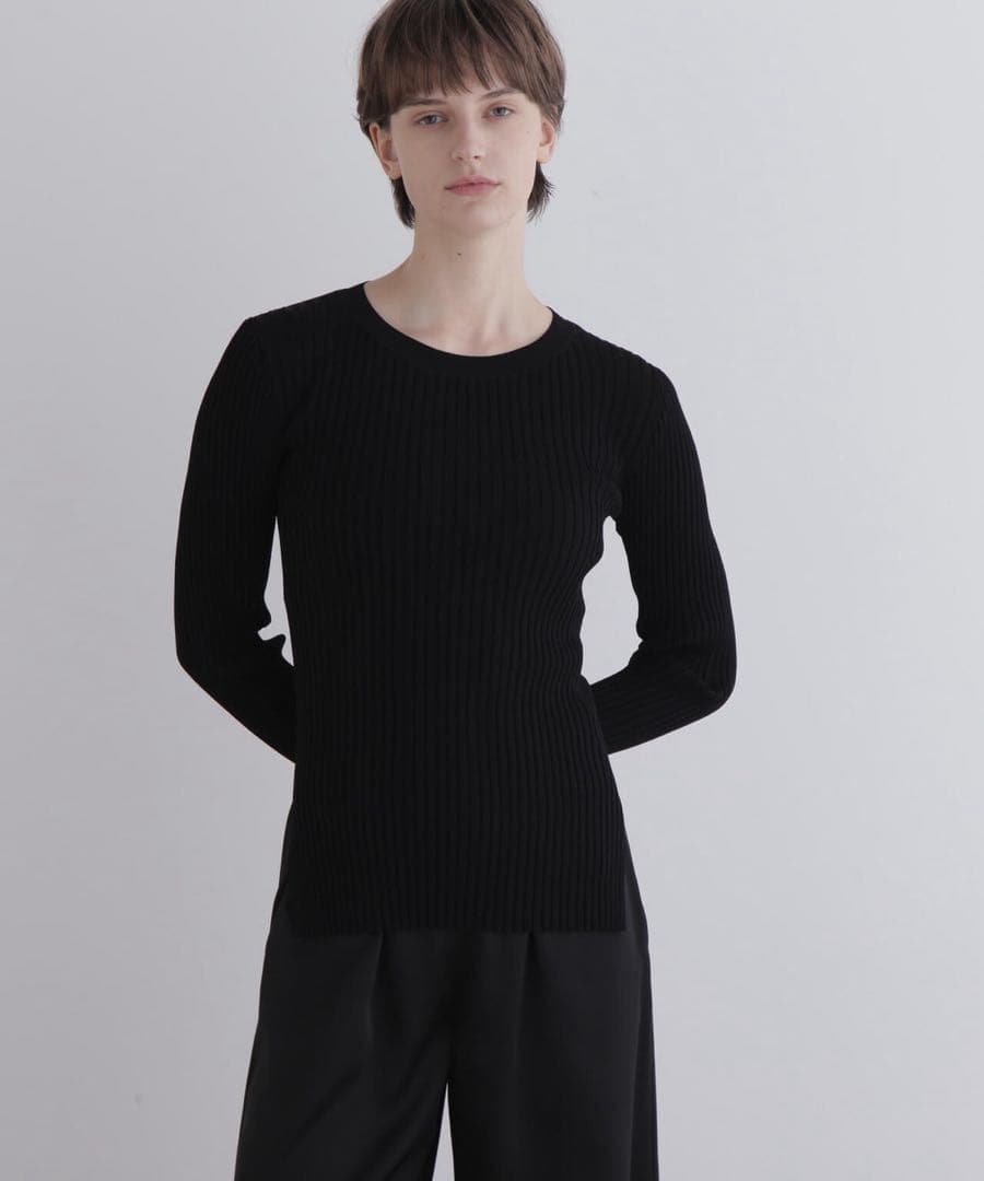 LEPHIL ルフィル ワイドリブロングスリーブニット - メルカリ