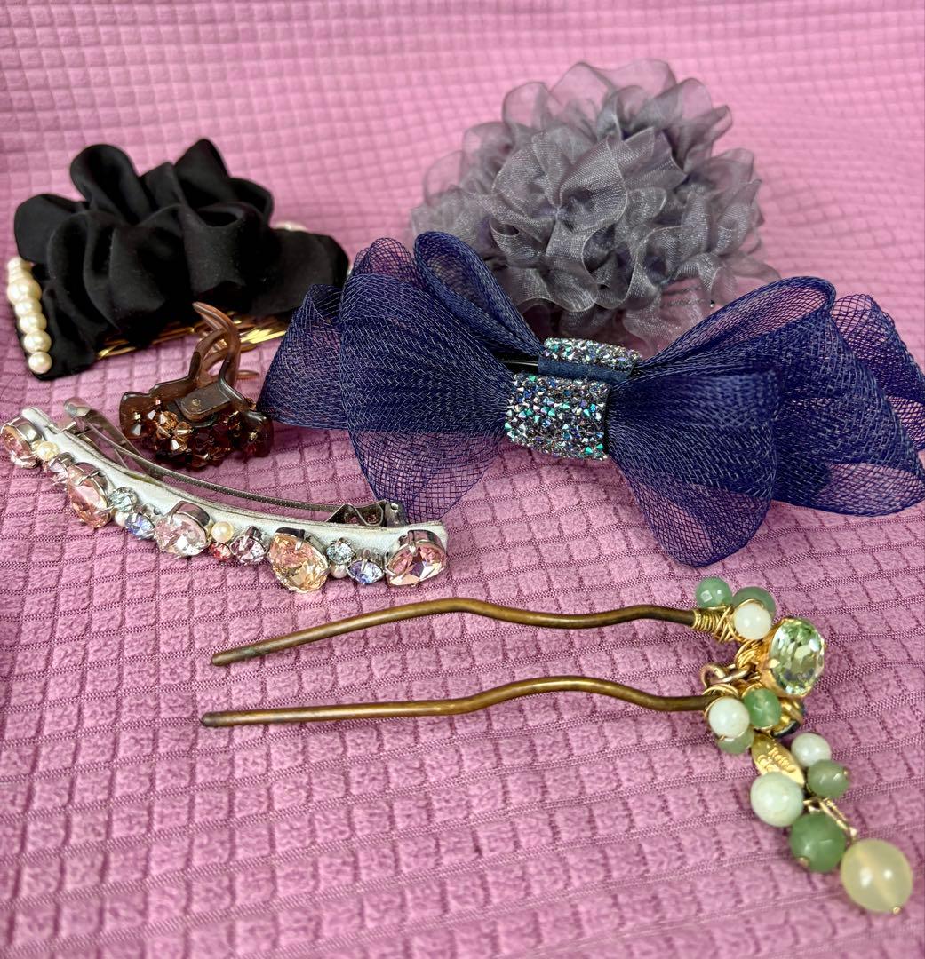 yunコンプレックスビズヘアアクセサリー 5点とアッカACCA1点 yun様専用コンプレックスビズヘアアクセサリー 5点とアッカACCA1点