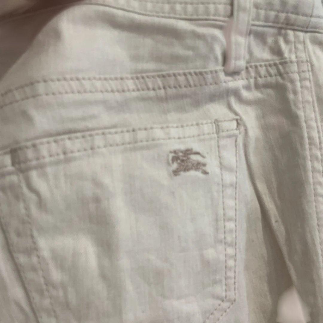 バーバリー ブルーレーベル クロップドパンツ 38 薄ピンク - メルカリ