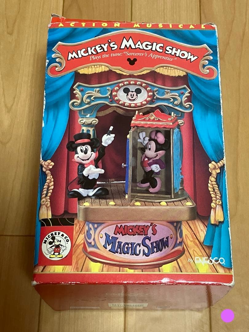 エネスコオルゴール　ミッキーマジックショー　からくりオルゴール　ENESCO エネスコオルゴール ミッキーマジックショー からくりオルゴール