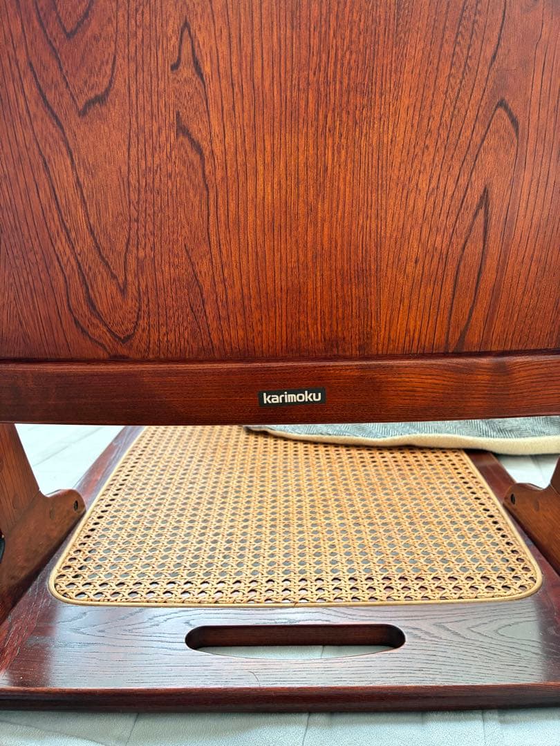 haruharu2024 名作カリモクKARIMOKU籐座面折り畳 haruharu2024 名作カリモクKARIMOKU籐座面折り畳 名作カリモクKARIMOKU
