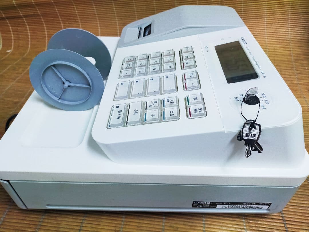 カシオレジスターSE-G1中古品人気機種感熱紙送料無料000034