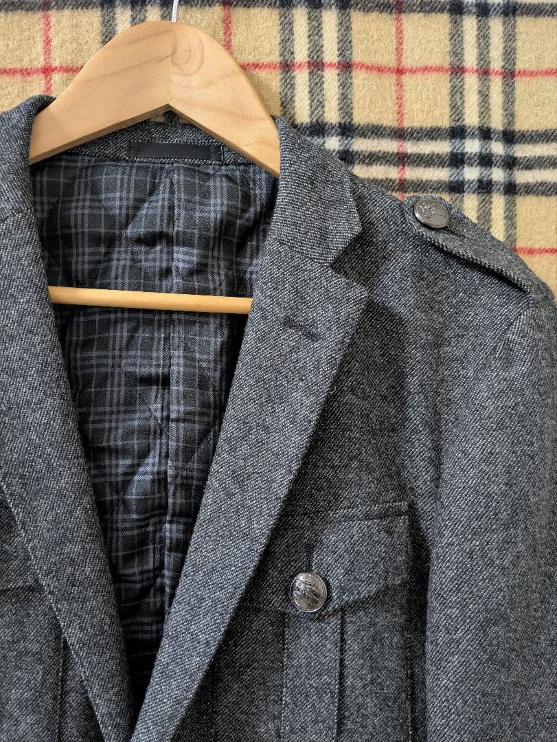 極上傑作！未使用に近い！メタルボタン！羊毛　ジャケット　サイズM Z-DRAGON】73400 エコストレッチジャンパー[2024年秋冬]※SLIM FIT※通販