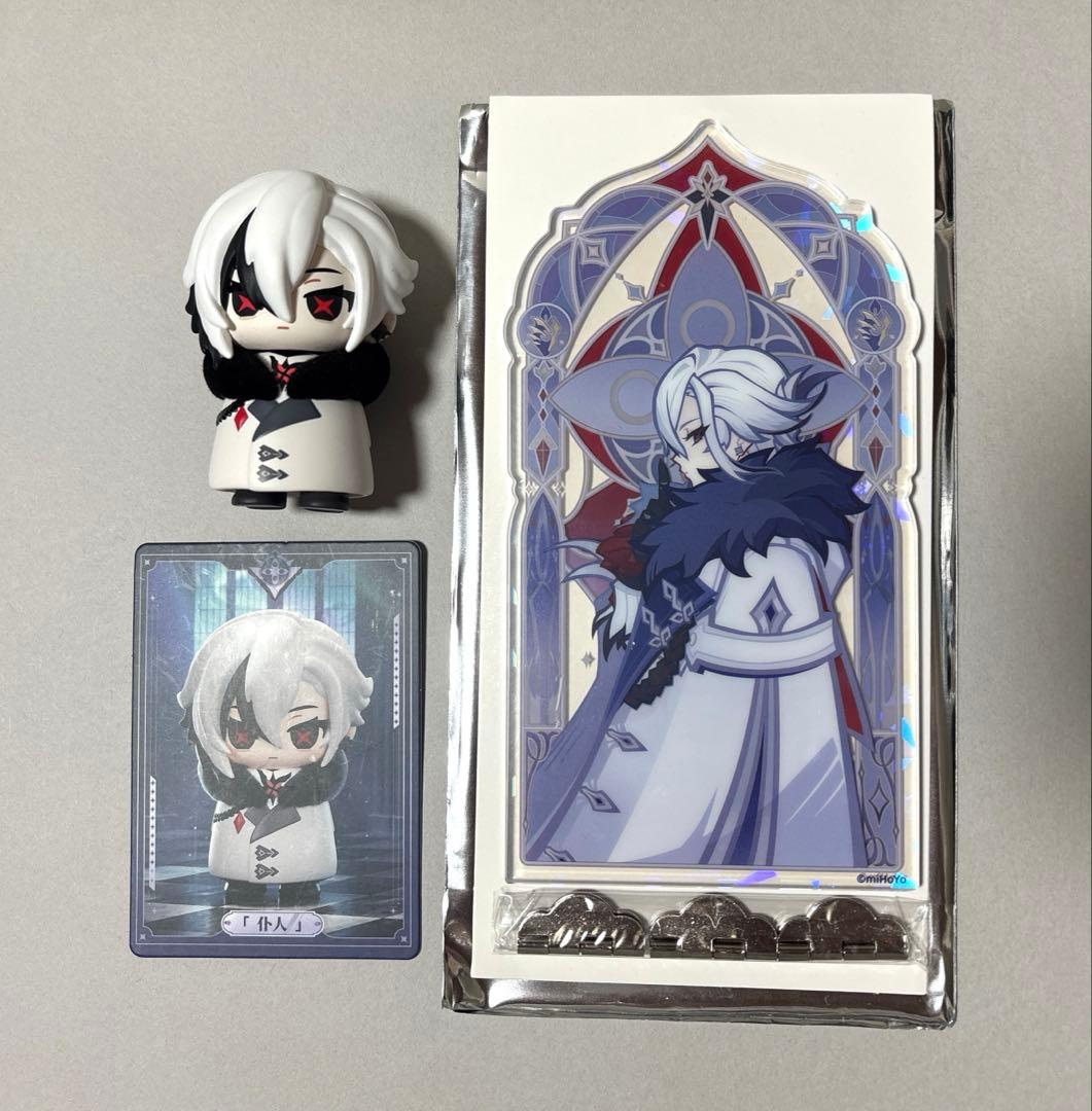 原神 ファデュイ 執行官 フィギュア アクスタ 召使 アルレッキーノ