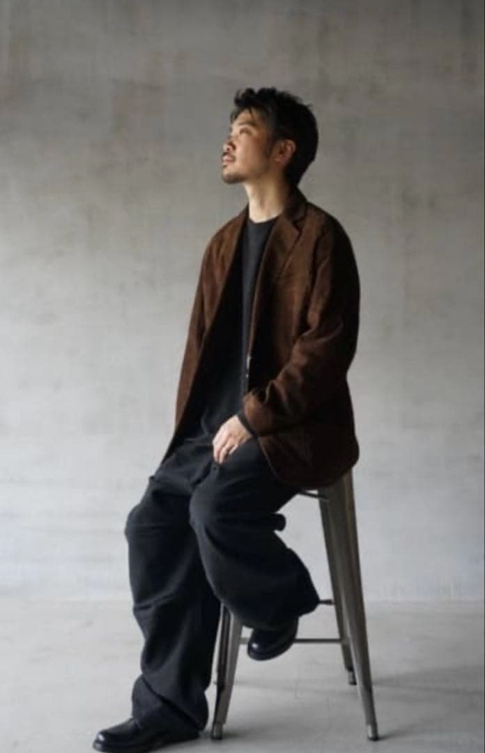 COMOLI コモリ 24AW スエード レザー 2B テーラード ジャケット 8004001458930_3.jpg?v=