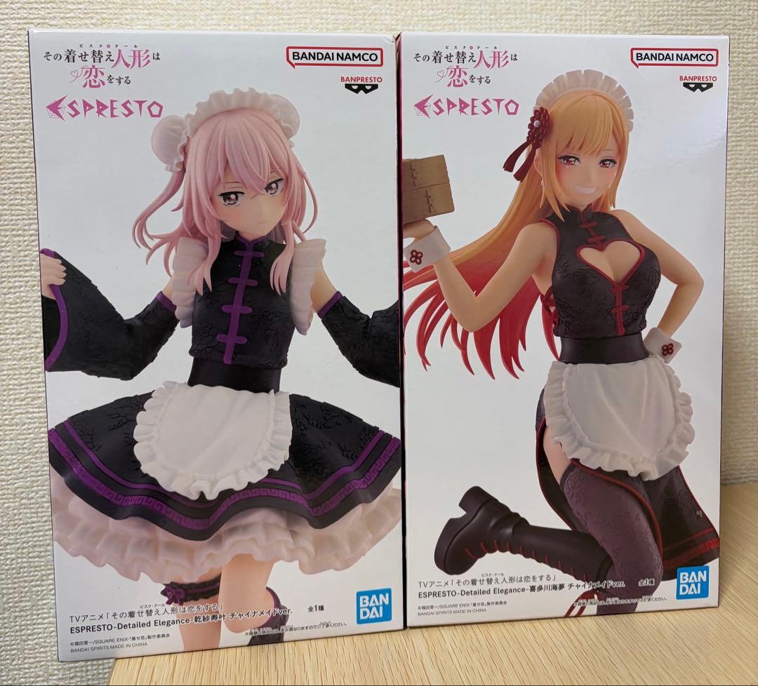着せ恋 ESPRESTO 海夢 紗寿叶 チャイナメイド フィギュア2点セット
