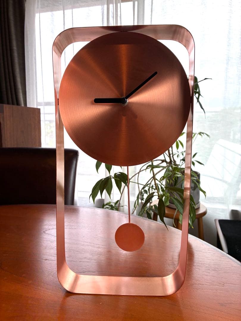 【希少⭐︎美品】ロンドン発　MADE ブランド 振り子　掛け時計 コッパー 楽天市場】振り子時計 掛け時計 シャンブル デザイン 時計