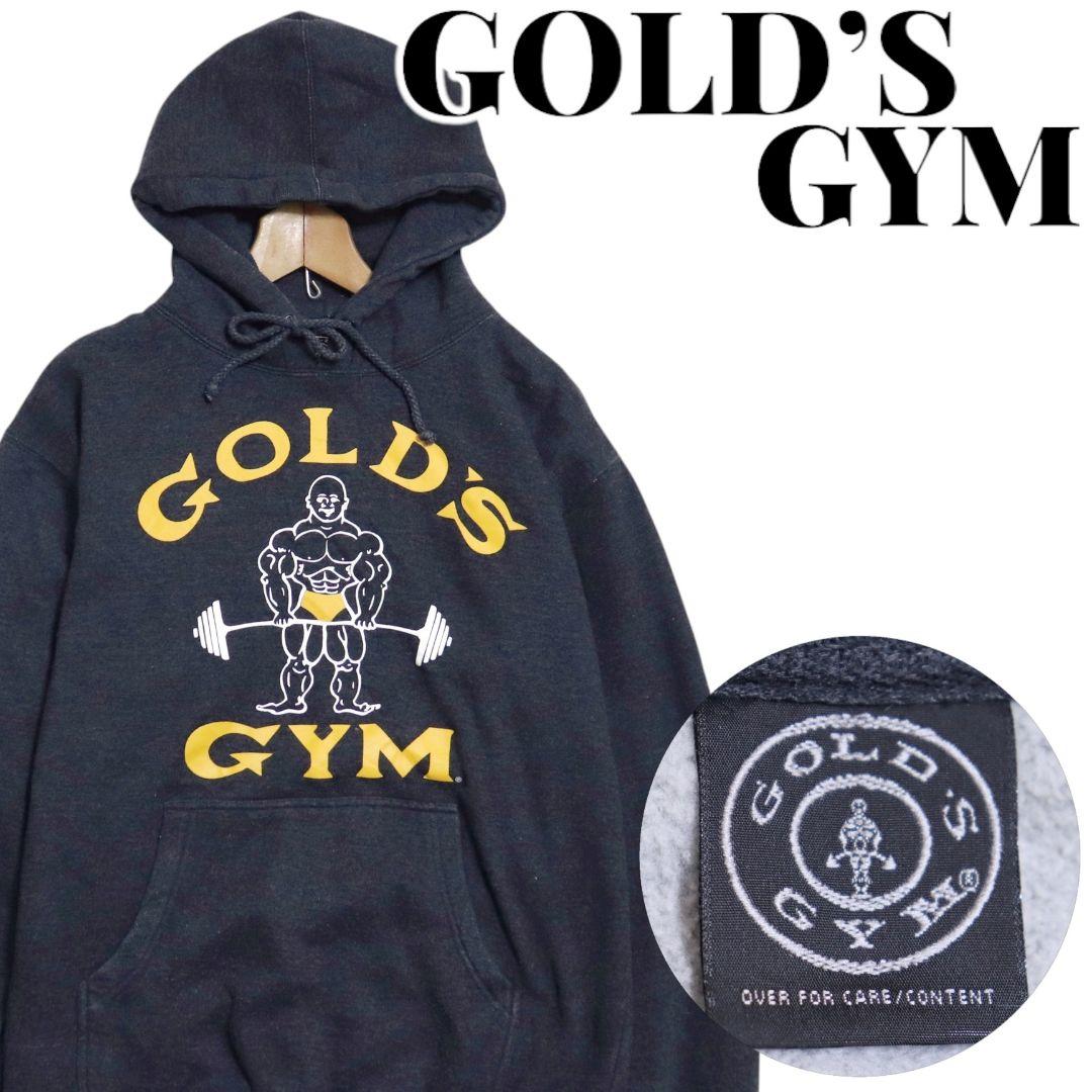 GOLD'S GYM ゴールドジム デカプリント プルオーバーパーカー Mサイズ