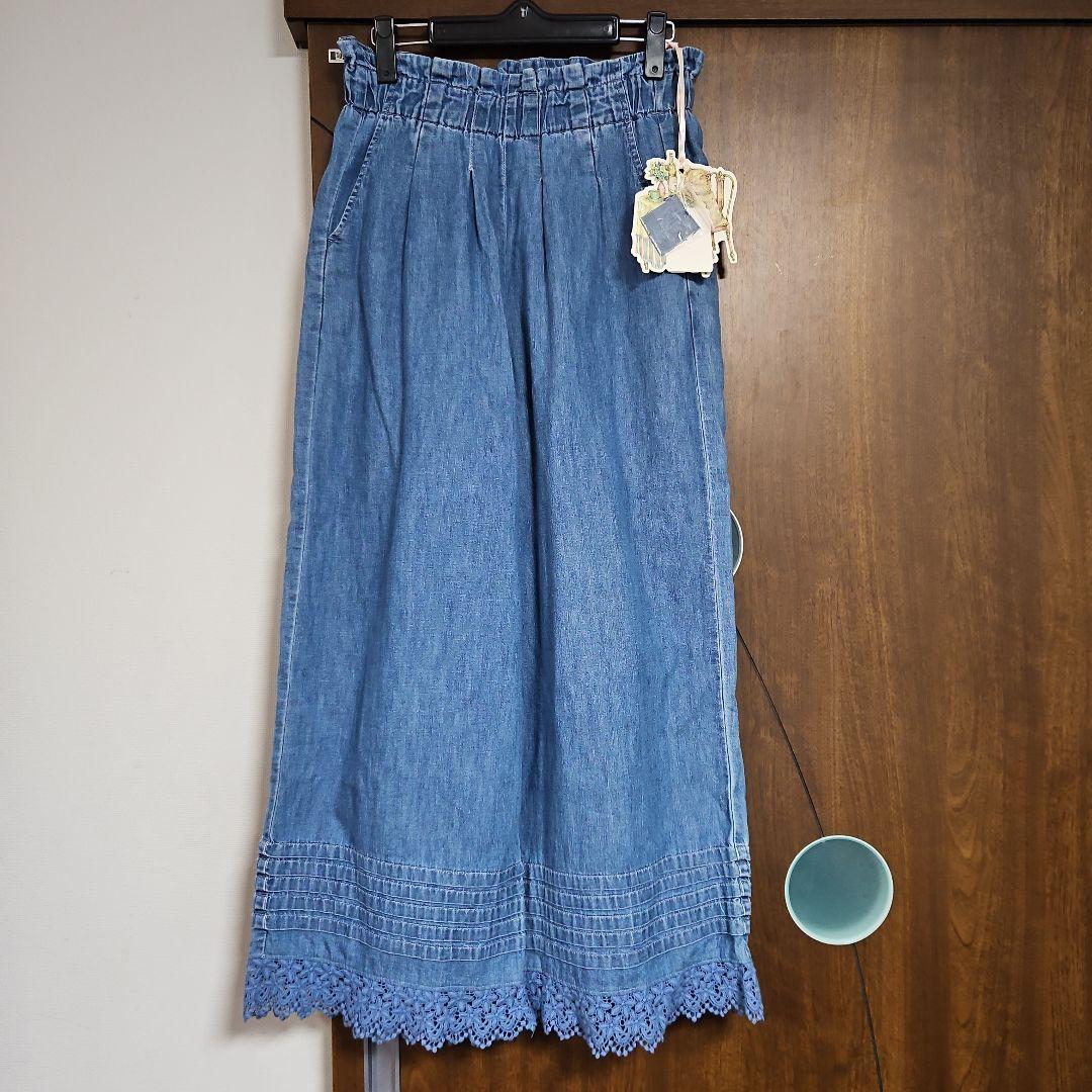 yukiemon　グミパンツ　デニム　М　ユキエモン yukiemon】fortune刺繍デニムパンツ（M・2L・3L） | EGAMI OFFI