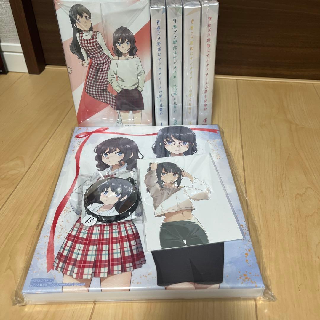 青春ブタ野郎はサンタクロースの夢を見ない全巻　特典付き 青春ブタ野郎はサンタクロースの夢をみない | 宅配DVDレンタルの