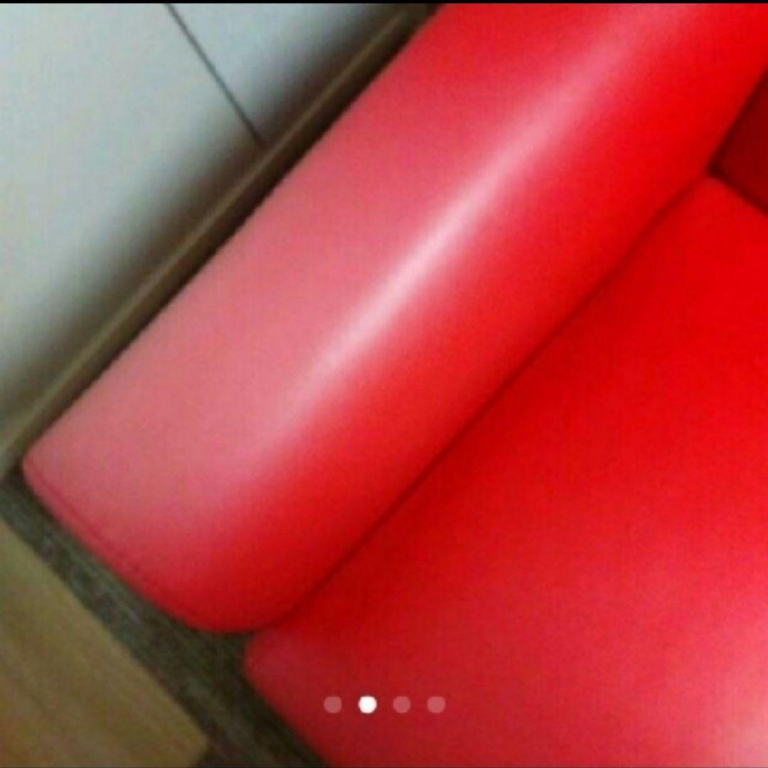 ジャンク 送料込み NOCE 赤 ソファー 2人掛け ☆50 - メルカリ