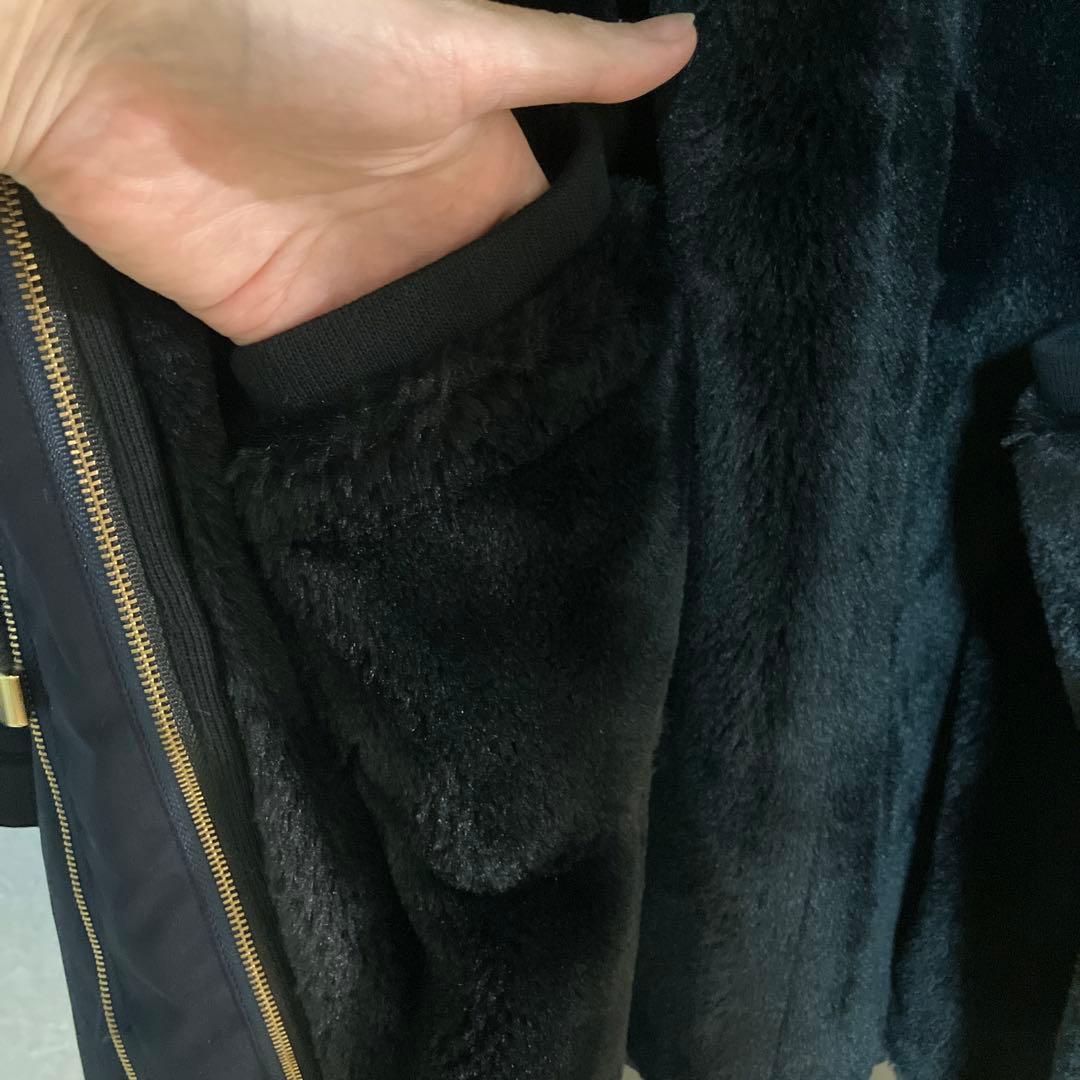 定価6万 【美品】VICKY ネイビー 3wayモッズコート ファーライナー付き